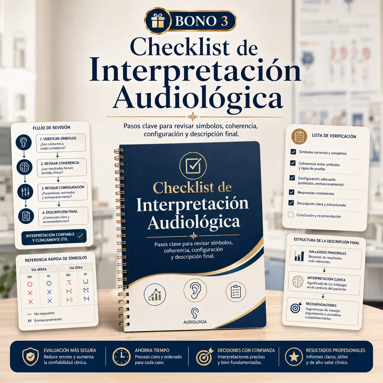 Bono 3 — Checklist de Interpretación Audiológica