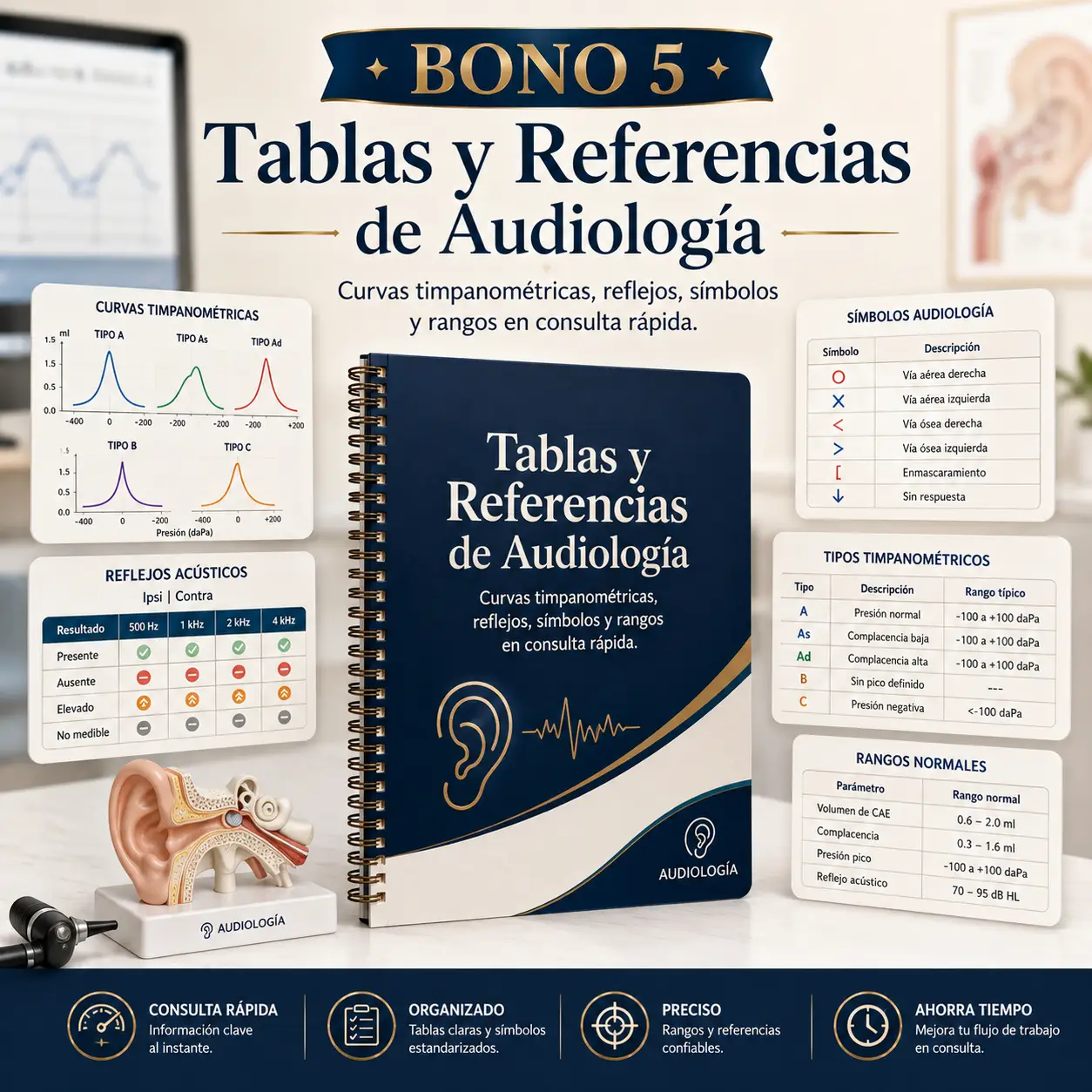 Bono 5 — Tablas y Referencias de Audiología